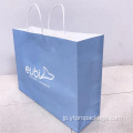 リサイクル可能なクラフトカスタムショッピングペーパーバッグ